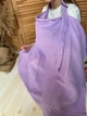Накидка для годування муслінова лавандова - изображение 2