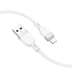 Дата кабель HOCO X109 Energy silicone USB to Lightning (1m) (White) (219676) - зображення 2