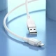 Дата кабель HOCO X109 Energy silicone USB to Lightning (1m) (White) (219676) - зображення 3