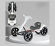 Детский электромобиль GO KART F1 белый с пультом, EVA-колёса, музыка, 390 Вт - изображение 3