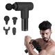 Портативний ручний масажер Fascial Gun KH-320 чорний - зображення 3