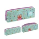 Пенал шкільний Kite Garfield 7x19x4 см Бірюзовий (GF25-642-2) - зображення 1