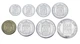 Набір монет Сан-Марино набір із 8 монет 1973 UNC 1, 2, 5, 10, 20, 50, 100, 500 лір (срібло) - зображення 2