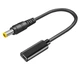 Адаптер-перехідник для ноутбука USB Type-C (Female) на DC 5.5x2.5mm (Male) з PD тригером до 65W - изображение 3