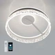 Управляемая LED люстра Esllse STELLA C ICE 90W 2R APP белая с пультом и приложением 500Х215мм-WHITE-220V - изображение 2