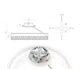 Управляемая LED люстра Esllse STELLA C ICE 90W 2R APP белая с пультом и приложением 500Х215мм-WHITE-220V - изображение 8