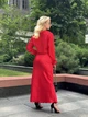 Женская юбка длинная из шелка Армани Красный Maybel 2XL 508 (3928_5) - изображение 6