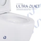 Напольный унитаз Qtap Robin New Ultra Quiet безободочный с сиденьем Soft-close WHITE QT13226083AW - изображение 5