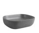 Раковина накладна Mixxus Premium DIVERSE-0115 GRAY 490x395x135мм, прямокутна, матова санітарна порцеляна - зображення 6