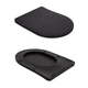 Напольный унитаз Qtap Robin Ultra Quiet безободочный с сиденьем Soft-close MATT BLACK QT13226083AMB - изображение 8