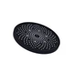 Лейка для верхнего душа Qtap Hlavova D 230 мм округлая QTHLA107BLM45788 Black Matt - изображение 1