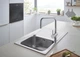 Змішувач для кухні з висувним виливом Grohe Minta (32322002) - зображення 5
