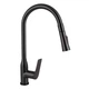 Смеситель для кухни Qtap Vlasta New с выдвижным изливом QTVLA344GMB45647 Gunmetal Black PVD - изображение 1