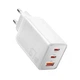 Мережевий зарядний пристрій ESSAGER ECT67W Gan 1USB 2T-C 67W white - изображение 2