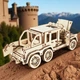 Дерев’яний 3D Конструктор BrainCat Mercedes G-Class 6×6 174 деталі (BC-001) - зображення 4