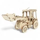 Дерев’яний 3D Конструктор BrainCat Екскаватор JCB-3CX 202 деталі (BC-005) - зображення 1