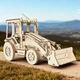 Дерев’яний 3D Конструктор BrainCat Екскаватор JCB-3CX 202 деталі (BC-005) - зображення 4