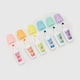 Набор текстовых маркеров Yalong Fruits YL225009 6 шт. Разноцветный (6941920403318)(SC) shop (6941920403318) - изображение 2