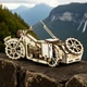 Деревянный 3D Конструктор Handy Games Мотоцикл BMW R-75 125 деталей (HG-0016) - изображение 4