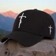 Бейсболка Snapback чорного кольору з регульованим розміром 56-61 см, універсальна кепка для захисту Чорний - зображення 1
