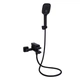 Смеситель для ванны Qtap Gemini (c душевым гарнитуром) QTGEM259BLM45682 Black Matt - изображение 1