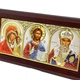 Икона триптих греческая настольная 5х9.5 см - изображение 4