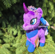 М'яка іграшка конячка Мій маленький Поні Місяць, My Little Pony, фіолетовий, 36*11*33см. Копіця (00084-83) - зображення 5
