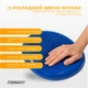 Балансировочная массажная подушка EasyFit EF-1840E-BL диск сенсомоторный для йоги и медитации с насосом Синий (56002662) - изображение 5