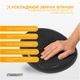 Балансировочная массажная подушка EasyFit EF-1840E-B диск сенсомоторный для йоги и медитации с насосом Черный (56003090) - изображение 5