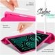 Чехол для планшета ArmorStandart Smart Fold Pen для Lenovo Tab K11 Plus с креплением для стилуса Rose Red (ARM84129) - изображение 5