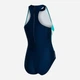 Купальник слитный женский Aqua Speed 344-42 38 (M) Темно-синий с бирюзовым (5908217664051) - изображение 7