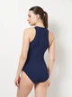 Купальник суцільний жіночий Aqua Speed Blanka 6450 370-44 44 (XXL) Темно-синій (5908217664501) - зображення 2