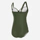 Купальник слитный женский Aqua Speed Olivia 200-07 44 (2XL) Темно-зеленый (5905718601141) - изображение 5
