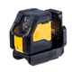 Рівень лазерний лінійний DeWALT, 18 В XR Li-Ion, зелений промінь, 2 промені, вага комплекту 2.74 кг, без аккумулятора та зарядного - зображення 2