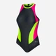 Купальник слитный женский Aqua Speed NINA 60932 344-383 42 Черный/Малиновый/Салатовый (5905718609321) - изображение 7