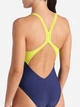 Купальник слитный женский Arena Breath Swimsuit V Back Lb 008330-760 38 Черный/Желтый/Зеленый/Синий (3468337422044) - изображение 8