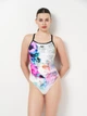 Купальник суцільний жіночий Arena Airbrush Swimsuit Challenge Ba 007912-510 36 Білий/Чорний/Мультиколір (3468337391463) - зображення 1