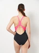 Купальник слитный женский Arena Dreamhline Swimsuit V Back 008328-500 38 Черный/Фиолетовый/Бирюзовый (3468337427957) - изображение 2