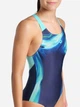 Купальник слитный женский Arena Dreamhline Swimsuit V Back 008328-780 36 Синий/Бирюзовый (3468337419013) - изображение 7