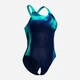 Купальник слитный женский Arena Dreamhline Swimsuit V Back 008328-780 36 Синий/Бирюзовый (3468337419013) - изображение 12
