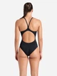Купальник слитный женский Arena Diamond Swimsuit Lightdrop Bac 007757-510 42 Черный/Белый (3468337387800) - изображение 5