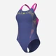 Купальник слитный женский Arena Spider Web Swimsuit V Back 007988-890 40 Фиолетовый/Розовый (3468337495987) - изображение 11