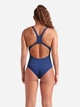Купальник слитный женский Arena Water Fluids Swimsuit Swim Pro 008837-570 34 Темно-синий/Розовый/Салатовый (3468337533269) - изображение 5