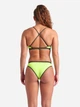 Купальник роздільний жіночий Arena Icons Bikini Cross Back Solid 005037-660 40 Салатовий (3468337529255) - зображення 5