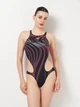 Купальник слитный женский Arena One Stream Swimsuit 008953-560 34 Черный/Розовый (3468337505532) - изображение 1