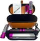 Фен-щетка для разных типов волос 5 в 1 EM Hot Air Styler Стайлер с функциями придания объема выпрямления Серый с футляром - изображение 8