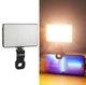 Светодиодная аккумуляторная LED лампа RGB прямоугольная 12,5*7,3 см Свет блогера на прищепке подсветка для селфи RGB LAMP - изображение 3
