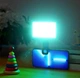 Светодиодная аккумуляторная LED лампа RGB прямоугольная 12,5*7,3 см Свет блогера на прищепке подсветка для селфи RGB LAMP - изображение 5