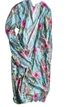 Купальник раздельный голубой с тропическим принтом L 46 + туника халат (7893) - изображение 8