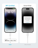 Kabel Anker 322 USB-C to Lightning 1.8m White (A81B6G21) - obraz 4